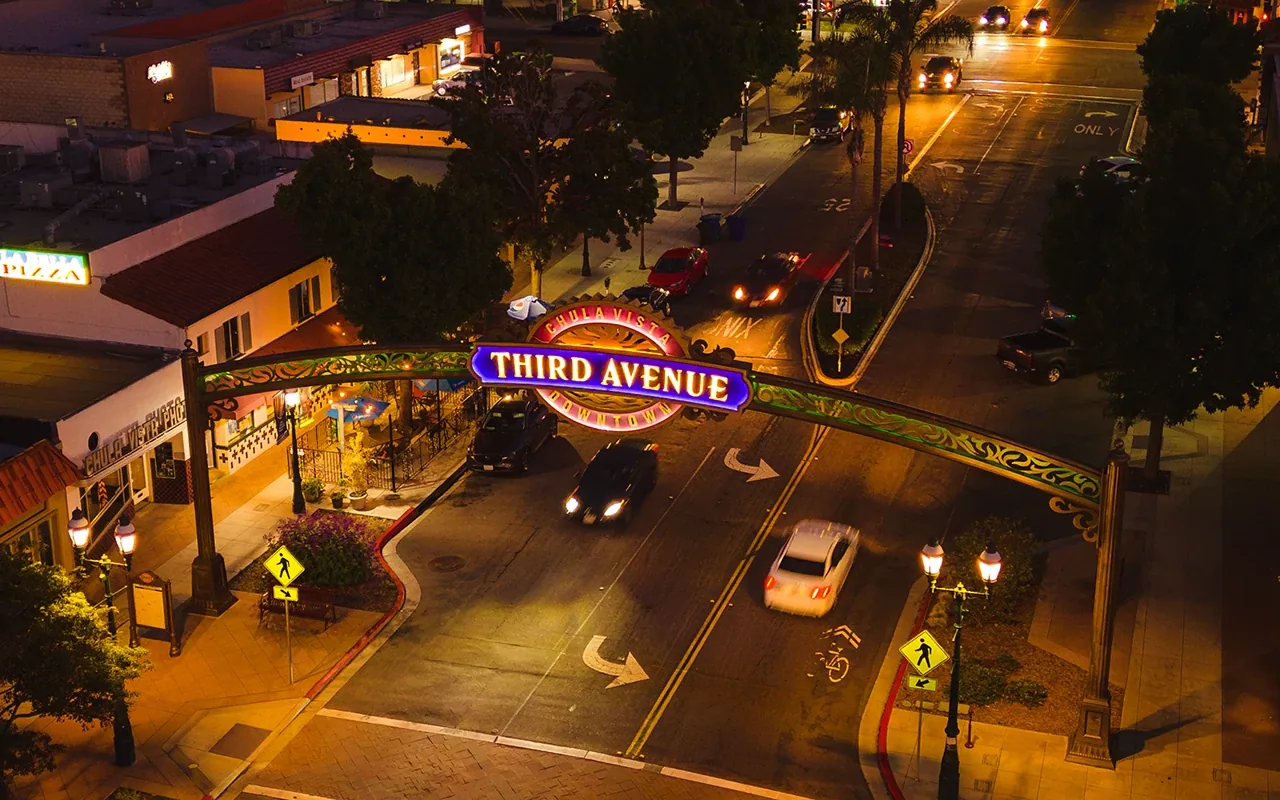 Downtown Chula Vista and Third Avenue